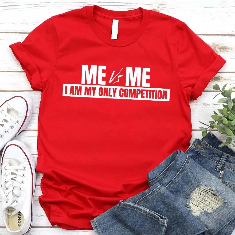 Me vs Me Unisex T-Shirt – Motivational Self-Discipline Tee Adorb Custom Tees