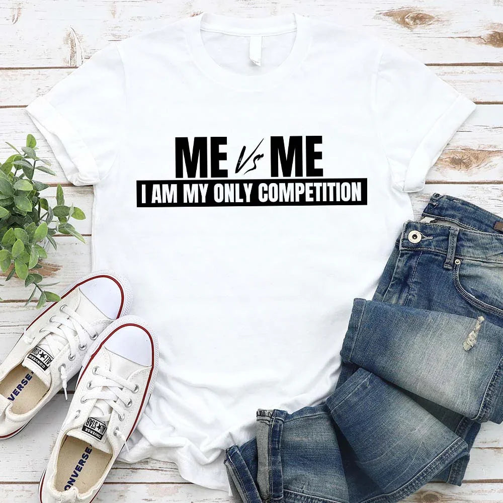 Me vs Me Unisex T-Shirt – Motivational Self-Discipline Tee Adorb Custom Tees