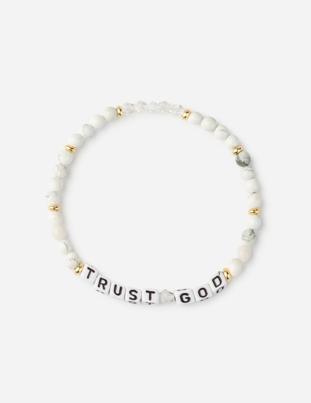 Trust God Letter Bracelet - Inner Stride Official