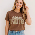 Walk by Faith T-Shirt, Inspirational Tee, Motivational - Inner Stride Official